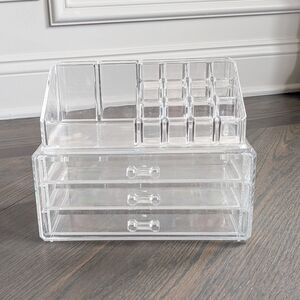 Clear Acrylic Makeup Organizer with Drawers